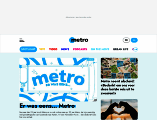 metrotime.be screenshot