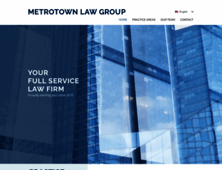 metrotownlawgroup.ca screenshot