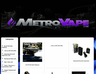 metrovape.com screenshot