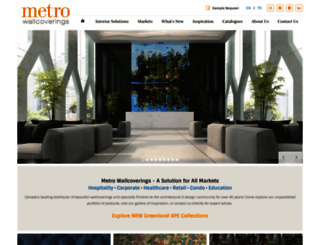 metrowallcoverings.com screenshot