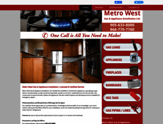 metrowestgas.ca screenshot