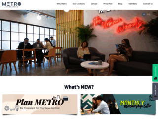 metroworkspace.com screenshot