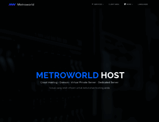 metroworldhost.com screenshot