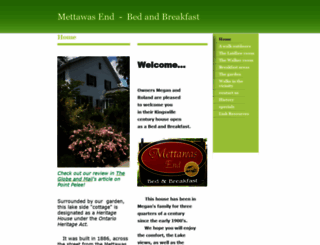 mettawas-end-bed-and-breakfast.com screenshot