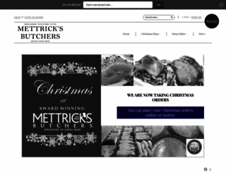 mettricksbutchers.com screenshot