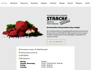 metzgerei-stracke.com screenshot