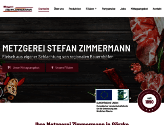 metzgerei-zimmermann-goerzke.de screenshot