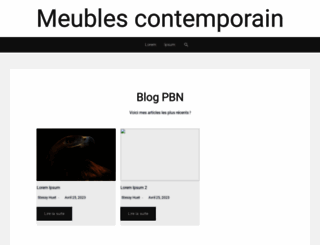 meubles-contemporain.com screenshot