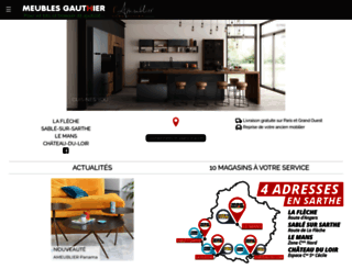 meubles-gauthier.fr screenshot