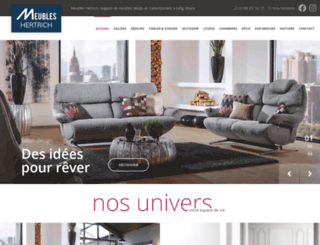 meubles-hertrich.com screenshot