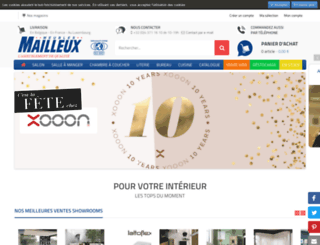 meubles-mailleux.com screenshot