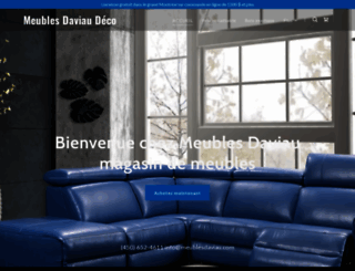 meublesdaviau.com screenshot