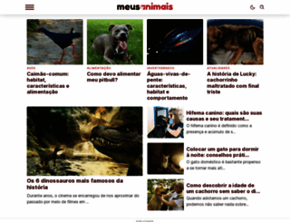 meusanimais.com.br screenshot