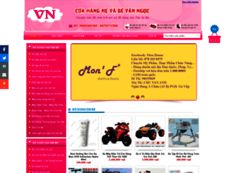 mevabevanngoc.com screenshot