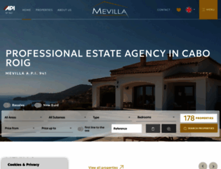 mevilla.co.uk screenshot