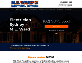 meward.com.au screenshot