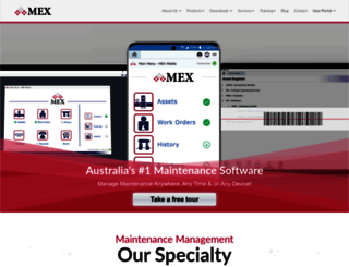 mex.com.au screenshot