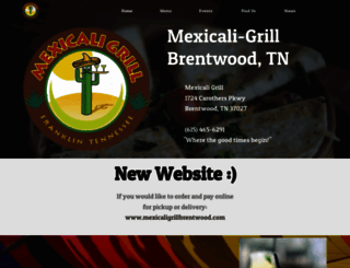mexicali-grill.com screenshot