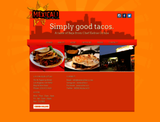 mexicalitaco.com screenshot