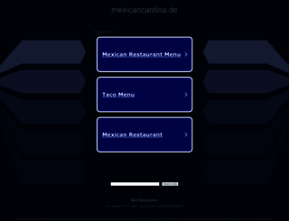 mexicancantina.de screenshot