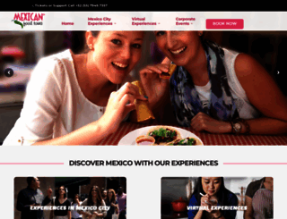 mexicanfoodtours.com screenshot