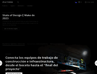 mexico.autodesk.com screenshot