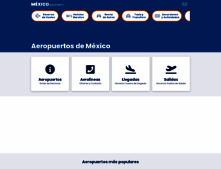 mexicoaeropuerto.com screenshot