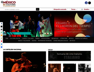 mexicoescultura.com screenshot