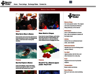 mexicoguru.com screenshot