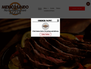 mexicolindobarandgrill.com screenshot