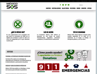 mexicosos.org screenshot