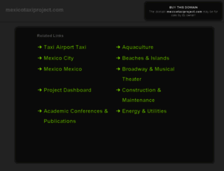 mexicotaxiproject.com screenshot
