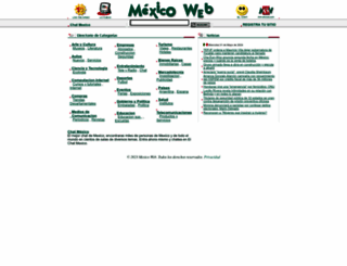mexicoweb.com.mx screenshot
