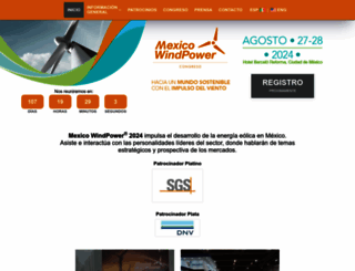 mexicowindpower.com.mx screenshot