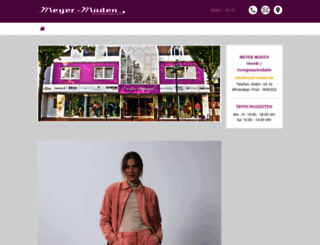 meyer-moden.de screenshot
