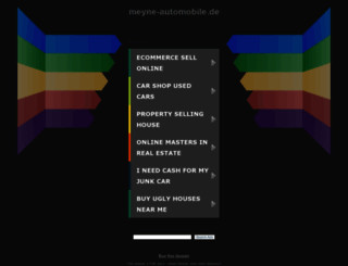 meyne-automobile.de screenshot