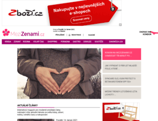 mezizenami.cz screenshot