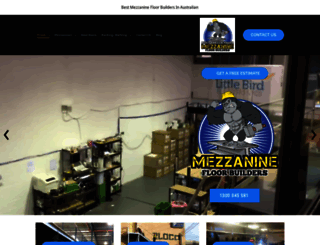 mezzaninefloorbuilders.com.au screenshot