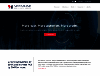 mezzaninegrowth.com screenshot