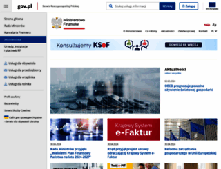 mf.gov.pl screenshot