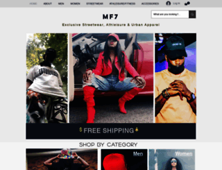 mf7apparel.com screenshot