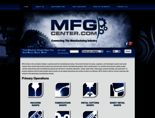 mfgcenter.com screenshot