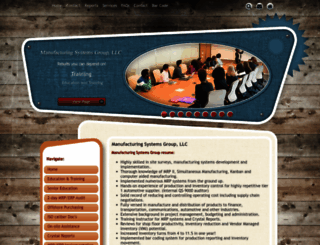 mfgsysgroup.com screenshot