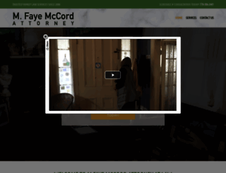 mfmccordlaw.com screenshot