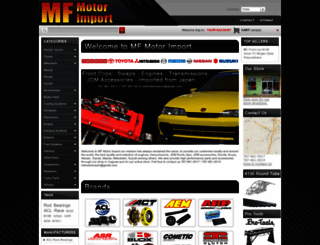 mfmotorimport.com screenshot