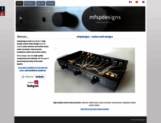 mfspdesigns.com screenshot