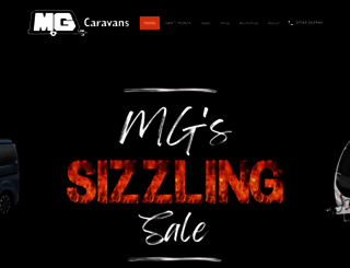 mgcaravans.com screenshot