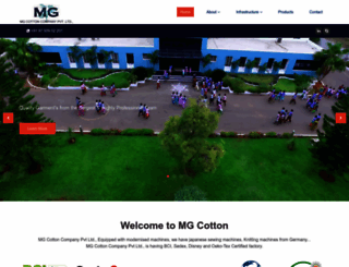 mgcotton.com screenshot
