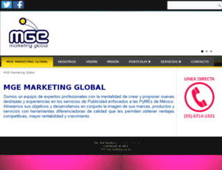 mge-marketing.com.mx screenshot