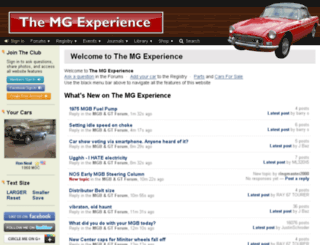 mgexperience.net screenshot